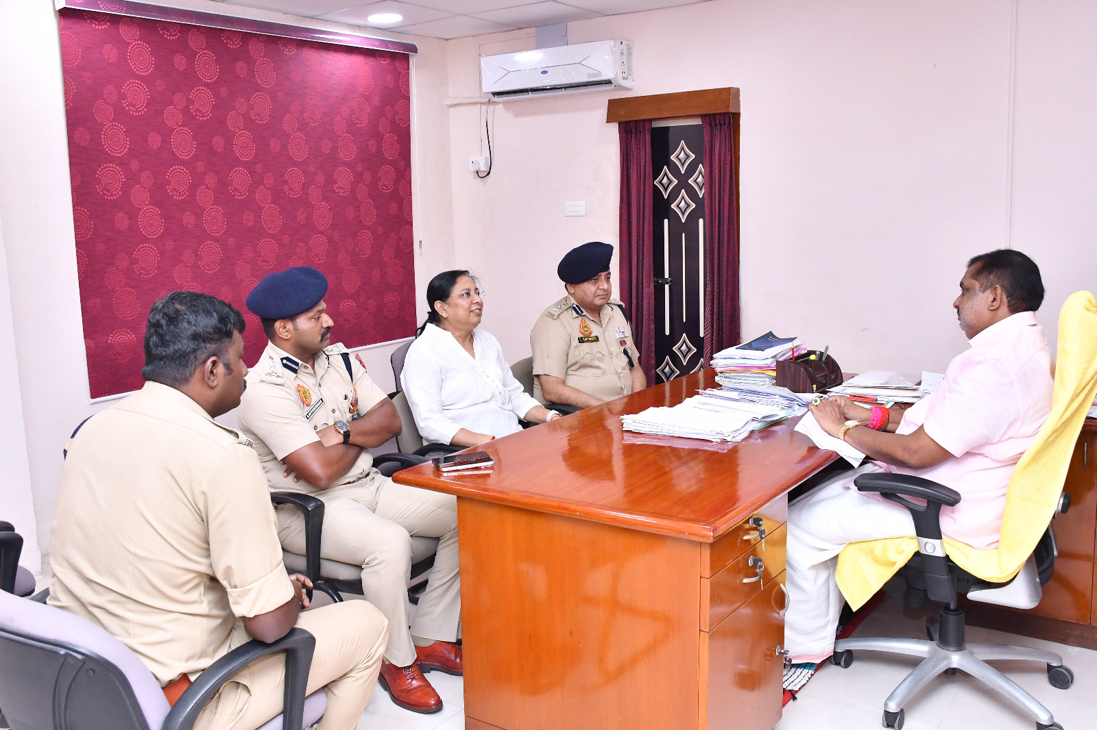 Home Minister Chairs Law and Order Meeting