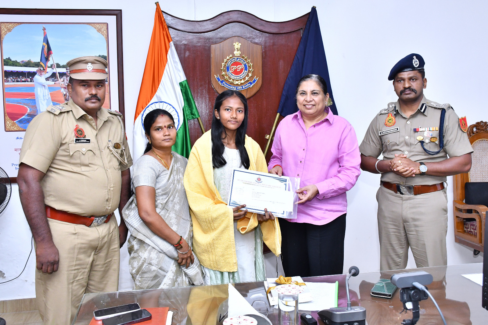 Puducherry Police Welfare Society Academic Excellence awards 2026